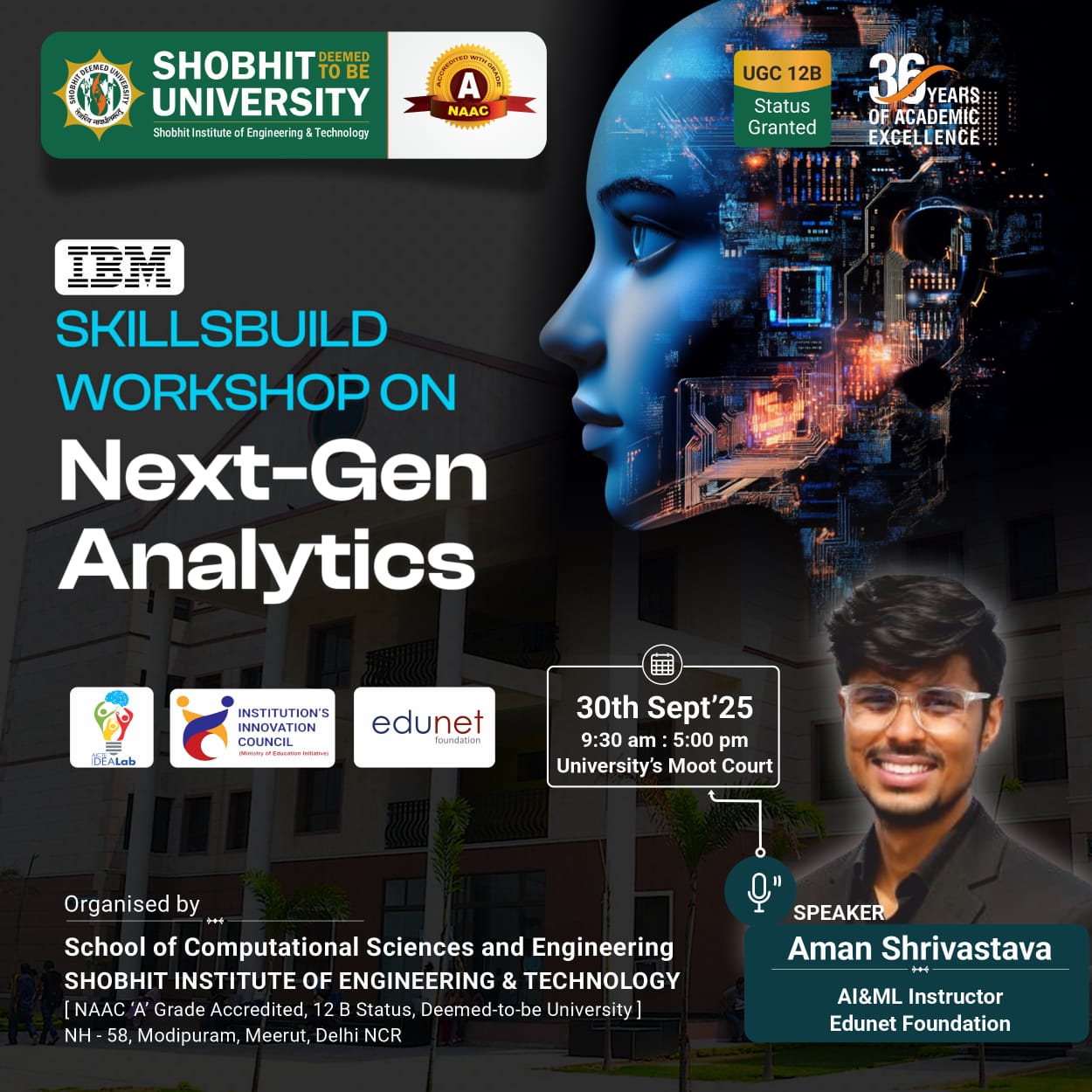 Skills Workshop on Build Next-Gen Analytics